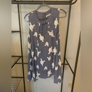 Honey Belle size small mini dress. Embroidered flowers.